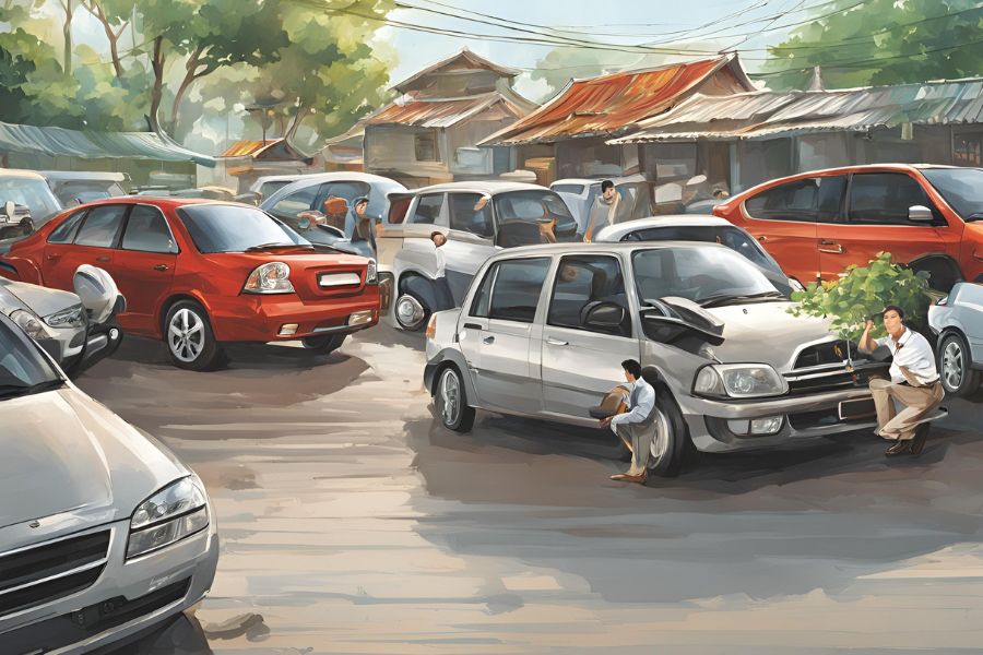 Thu mua xe ô tô cũ tại Vĩnh Châu Sóc Trăng, xem xe tận nơi