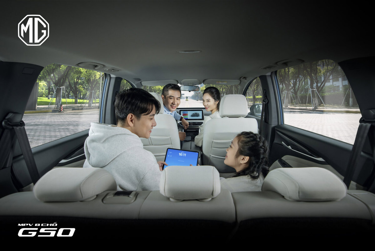 Không gian nội thất MG G50 nhìn từ khoang hành lý