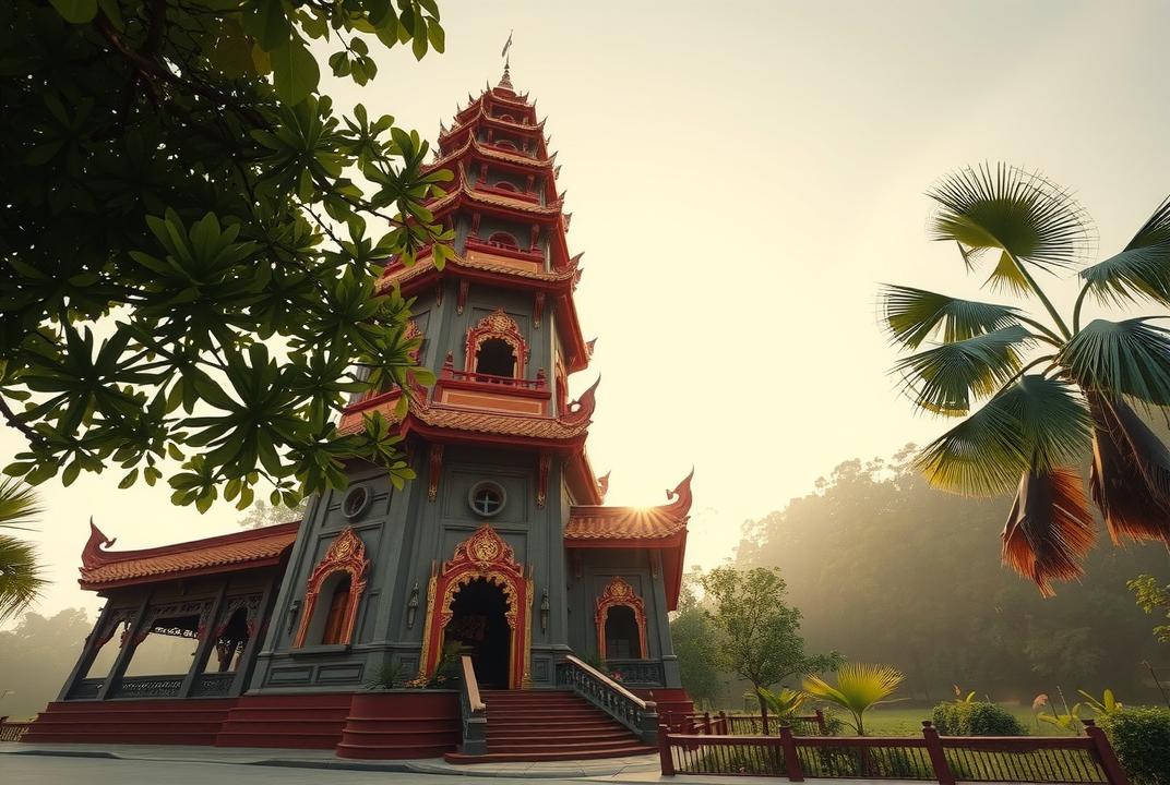Chùa Trà Tim: Kiến trúc Khmer cổ và dấu ấn lịch sử