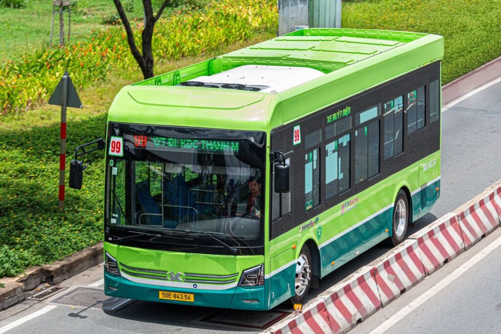 Kim Long Motor mở rộng mạng lưới xe buýt điện tại TP.HCM