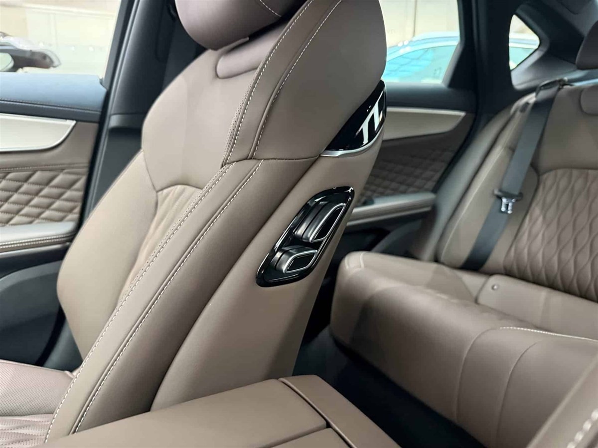 Hàng ghế sau bọc da trên BYD Han
