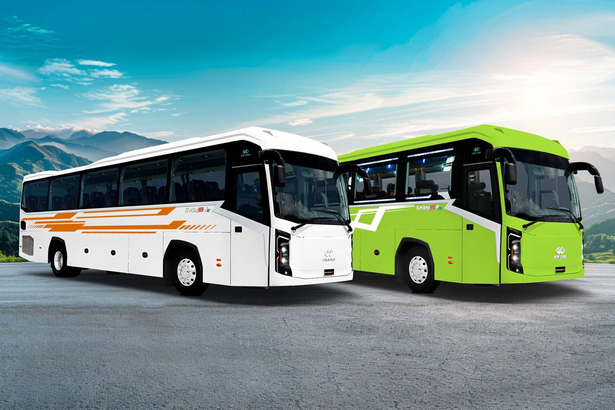 Xe khách Kim Long 99 N47 ngoại thất tổng thể Sóc Trăng