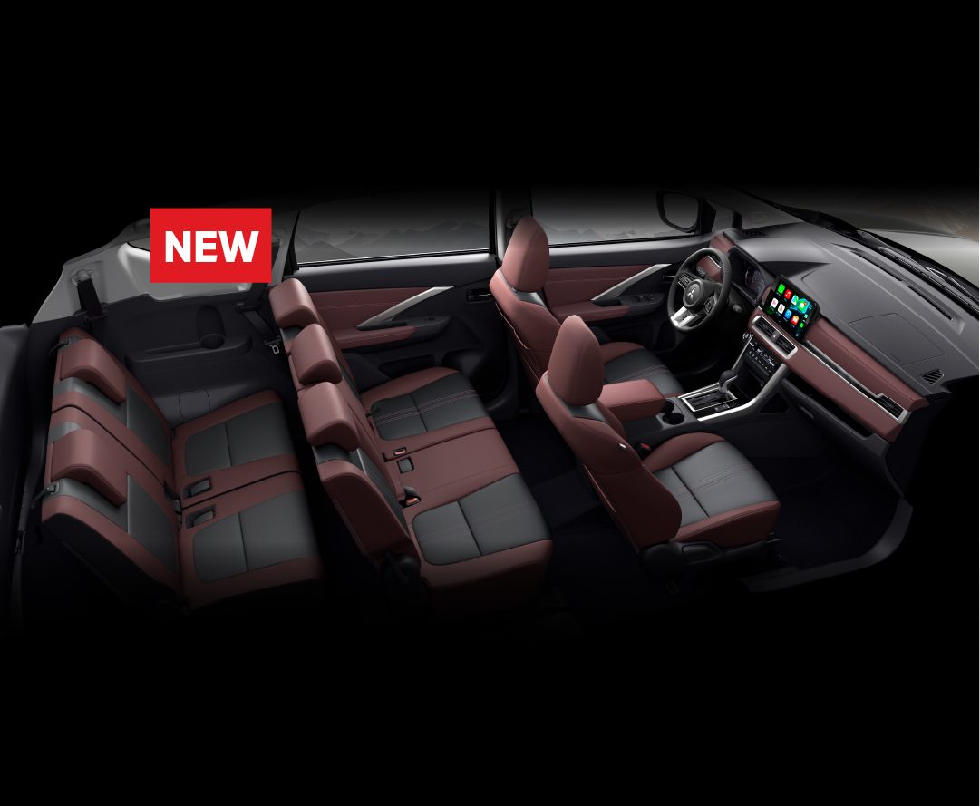 Không gian nội thất 3 hàng ghế Mitsubishi Xpander Cross