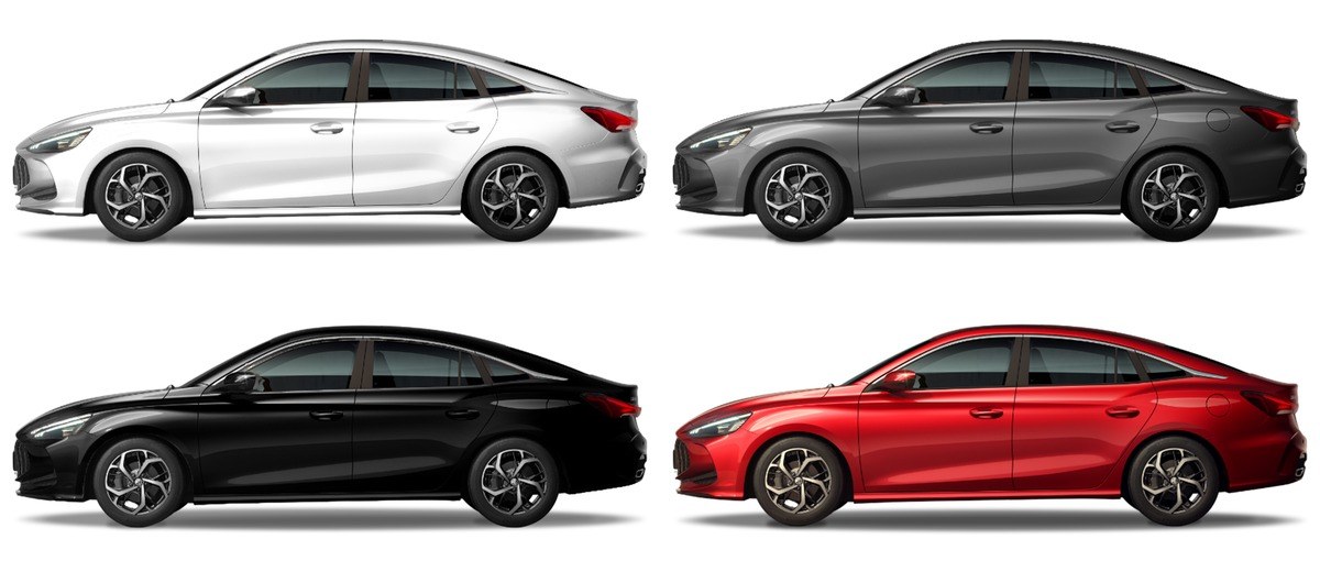 Bốn màu ngoại thất của MG GT
