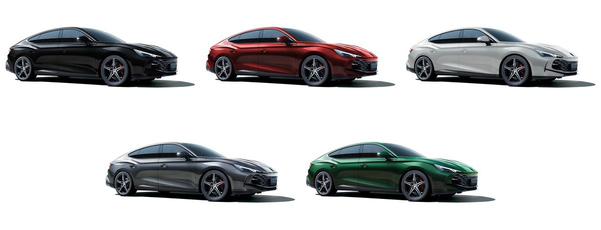 Năm màu ngoại thất của MG7