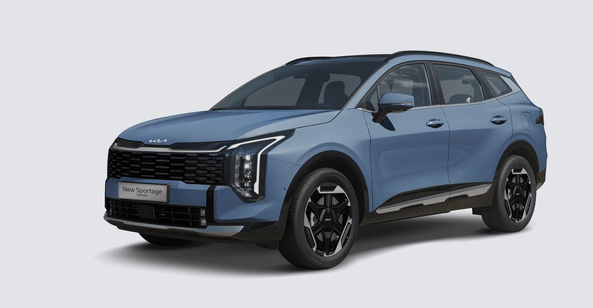 New Sportage Hybrid màu xanh